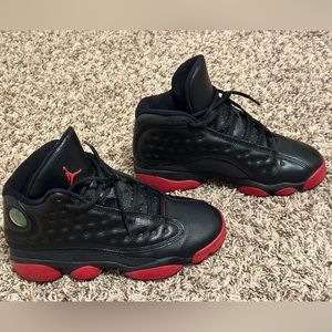 Authentic Bred (Black/Red) Jordan 13s